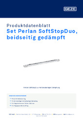 Set Perlan SoftStopDuo, beidseitig gedämpft Produktdatenblatt DE