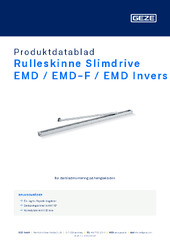 Rulleskinne Slimdrive EMD / EMD-F / EMD Invers Produktdatablad NB
