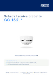 GC 152  * Scheda tecnica prodotto IT