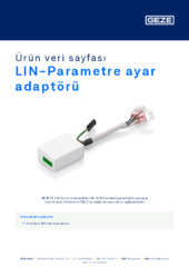 LIN-Parametre ayar adaptörü Ürün veri sayfası TR