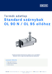 Standard szárnybak OL 90 N / OL 95 ollóhoz Termék adatlap HU
