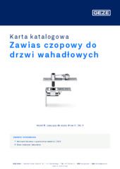 Zawias czopowy do drzwi wahadłowych Karta katalogowa PL