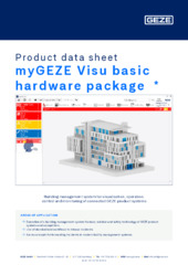 myGEZE Visu basic hardware package  * Product data sheet EN