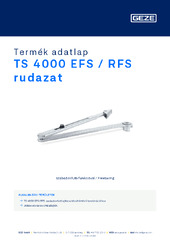 TS 4000 EFS / RFS rudazat Termék adatlap HU