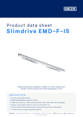 Slimdrive EMD-F-IS Product data sheet EN