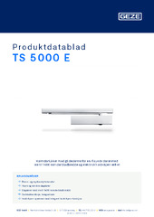 TS 5000 E Produktdatablad NB