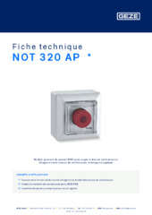 NOT 320 AP  * Fiche technique FR