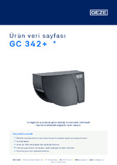 GC 342+  * Ürün veri sayfası TR