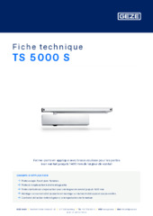 TS 5000 S Fiche technique FR