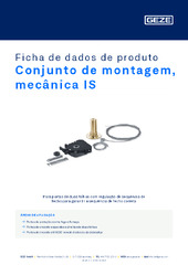 Conjunto de montagem, mecânica IS Ficha de dados de produto PT