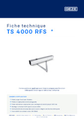 TS 4000 RFS  * Fiche technique FR