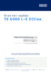 TS 5000 L-E ECline Ürün veri sayfası TR
