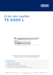 TS 5000 L Ürün veri sayfası TR