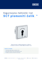 SCT plemeniti čelik  * Sigurnosno-tehnički list HR