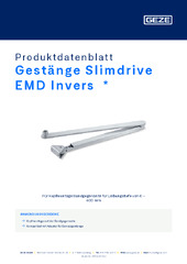Gestänge Slimdrive EMD Invers  * Produktdatenblatt DE