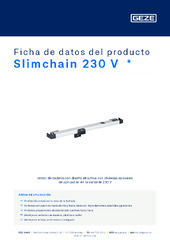 Slimchain 230 V  * Ficha de datos del producto ES