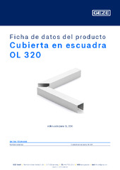 Cubierta en escuadra OL 320 Ficha de datos del producto ES