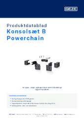 Konsolsæt B Powerchain Produktdatablad DA