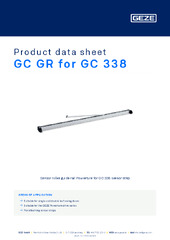 GC GR for GC 338 Product data sheet EN