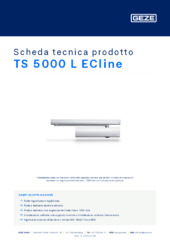 TS 5000 L ECline Scheda tecnica prodotto IT