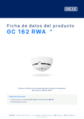 GC 162 RWA  * Ficha de datos del producto ES