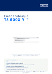 TS 5000 R  * Fiche technique FR