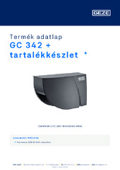 GC 342 + tartalékkészlet  * Termék adatlap HU