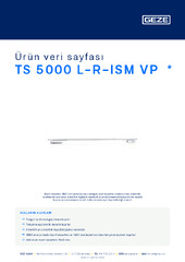 TS 5000 L-R-ISM VP  * Ürün veri sayfası TR