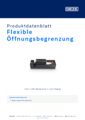 Flexible Öffnungsbegrenzung Produktdatenblatt DE