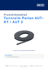 Tannreim Perlan AUT-NT / AUT 2 Produktdatablad NB