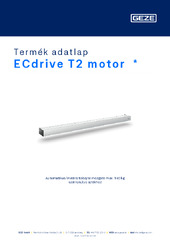 ECdrive T2 motor  * Termék adatlap HU