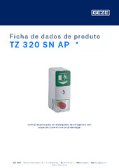 TZ 320 SN AP  * Ficha de dados de produto PT