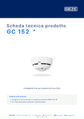 GC 152  * Scheda tecnica prodotto IT