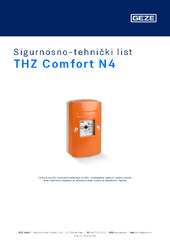 THZ Comfort N4 Sigurnosno-tehnički list HR