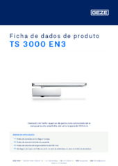 TS 3000 EN3 Ficha de dados de produto PT