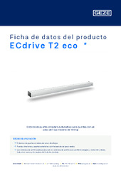 ECdrive T2 eco  * Ficha de datos del producto ES