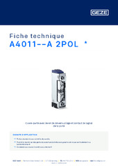 A4011--A 2POL  * Fiche technique FR