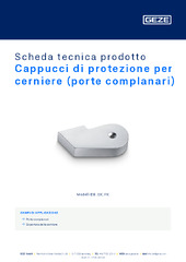 Cappucci di protezione per cerniere (porte complanari) Scheda tecnica prodotto IT