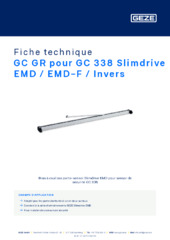 GC GR pour GC 338 Slimdrive EMD / EMD-F / Invers Fiche technique FR