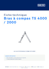 Bras à compas TS 4000 / 2000 Fiche technique FR