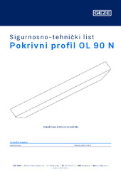Pokrivni profil OL 90 N Sigurnosno-tehnički list HR