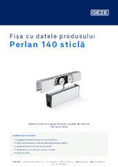 Perlan 140 sticlă Fișa cu datele produsului RO