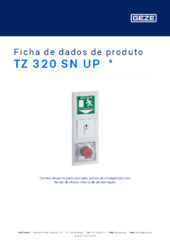 TZ 320 SN UP  * Ficha de dados de produto PT