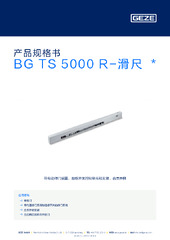 BG TS 5000 R-滑尺  * 产品规格书 ZH