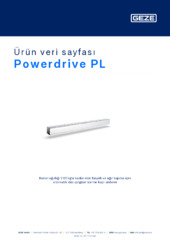 Powerdrive PL Ürün veri sayfası TR