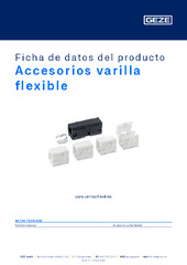 Accesorios varilla flexible Ficha de datos del producto ES