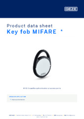 Key fob MIFARE  * Product data sheet EN