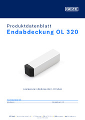 Endabdeckung OL 320 Produktdatenblatt DE