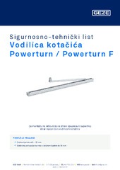 Vodilica kotačića Powerturn / Powerturn F Sigurnosno-tehnički list HR