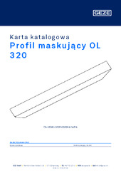 Profil maskujący OL 320 Karta katalogowa PL